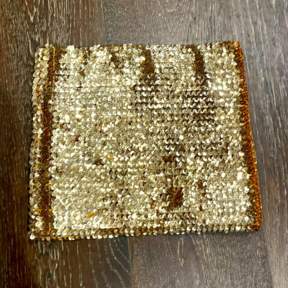 Stretchy Gold Sequin Tube Top - BOGO